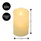 Vela Eletrônica Led Efeito Moving Realista 12cm X 7,5cm - Bel