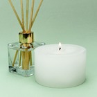 Vela Esfera Branca Casa Viva