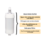 Vela Para Filtro Blindada Com Carvão Ativado