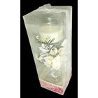 Vela Parafina Decora Mesa Festa Media Flor Branca Kit Com 15