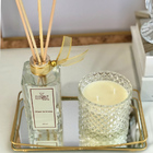 Vela Perfumada Canela Pote Vidro Luxo 180g Cera De Coco