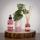 Vela Perfumada Flores Vinho 6x5cm