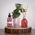 Vela Perfumada Flores Vinho 6x5cm