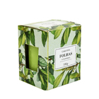Vela Perfumada Folhas Verde 6x5cm