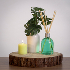 Vela Perfumada Folhas Verde 6x5cm