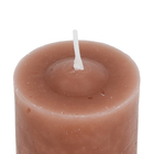 Vela Perfumada Madeira Marrom 6x5cm