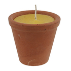 Vela Repelente Citronela Vaso Cerâmica 7x7cm