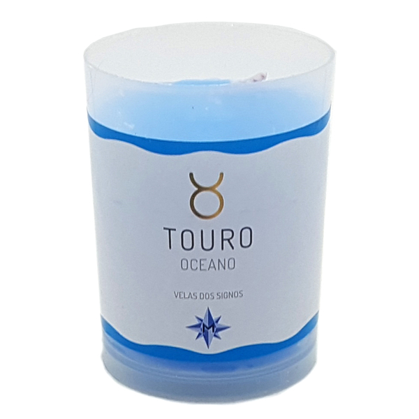 Vela Signo Touro Vela Perfumada Touro Oceano 90g