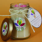 Vela Sustentável Vegana Perfumada Com Pedras