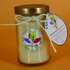 Vela Sustentável Vegana Perfumada Com Pedras