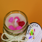 Vela Sustentável Vegana Perfumada Com Pedras