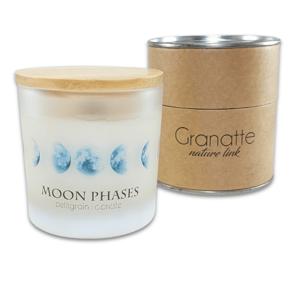 Vela Vegetal Aromática E Massagem Moon Phases - Tubete - Tran
