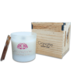 Vela Vegetal Aromática Ho'oponopono - Caixa De Madeira - Bran