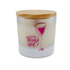 Vela Vegetal Aromática Wine Not? - Caixa De Madeira - Translú