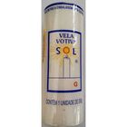 Vela Votiva Grossa 7 Dias Branca 330g Kit Com 12 Velas