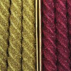 Velas Natal Decorativa Com Glitter Vermelho 12 Unidades 26cm