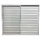 Veneziana 3 Folhas Aluminio Branco 1,00x1,00