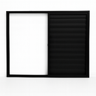 Veneziana 3 Folhas Aluminio Preto 1,00x1,20