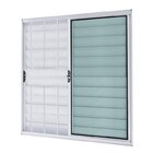 Veneziana 3 Folhas De Correr C/grade - Alumínio Branco 1,20 X