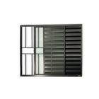 Veneziana 3 Folhas com Grade de Correr Alumínio 100x120cm Brimak