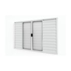 Veneziana 6 Folhas Aluminio Branco 1,00x1,00