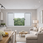 Veneziana 6 Folhas Aluminio Branco 1,00x2,00 Linha 18 Modular