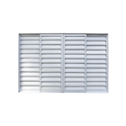 Veneziana 6 Folhas Aluminio Branco 1,00x2,00 Linha 18 Modular