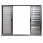 Veneziana 6 Folhas Aluminio Brilhante 1,00x1,50