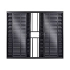 Veneziana 6 Folhas Aluminio Preto C/grade 1.00x1.00