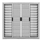 Veneziana 6 Folhas De Correr - Alumínio Brilhante  1,20 X 1,5