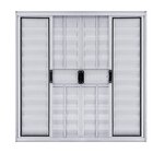 Veneziana 6 Folhas De Correr C/ Grade- Alumínio Branco 1,00 X