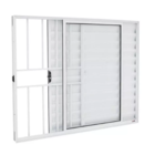 Veneziana Alumínio Branco C/g 100x120 3f L.18 (emborrachado)