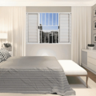 Veneziana Alumínio Branco C/g 120x150 6f L.18 (emborrachado)