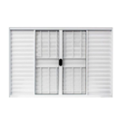 Veneziana Alumínio Branco C/g 120x150 6f L.18 (emborrachado)