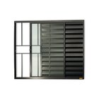 Veneziana Confort 3 Folhas Com Grade Vidro Liso 80cm X 80cm B