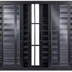 Veneziana De Aluminio 6 Folhas Com Grade Linha Premium Preto