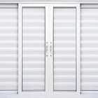 Veneziana De Aluminio 6 Folhas Sem Grade Linha Premium Branco