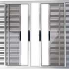 Veneziana De Aluminio 6 Folhas Sem Grade Linha Premium Brilha