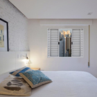 Veneziana De Correr 6 Folhas S/grade Alumínio Branco 1.00 X 1