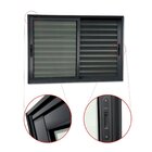 Veneziana Elite 3 Folhas Moveis 100 X 100 Vidro Liso Preto