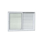 Veneziana Elite 3 Folhas Moveis 120 X 120 Vidro Liso Branco