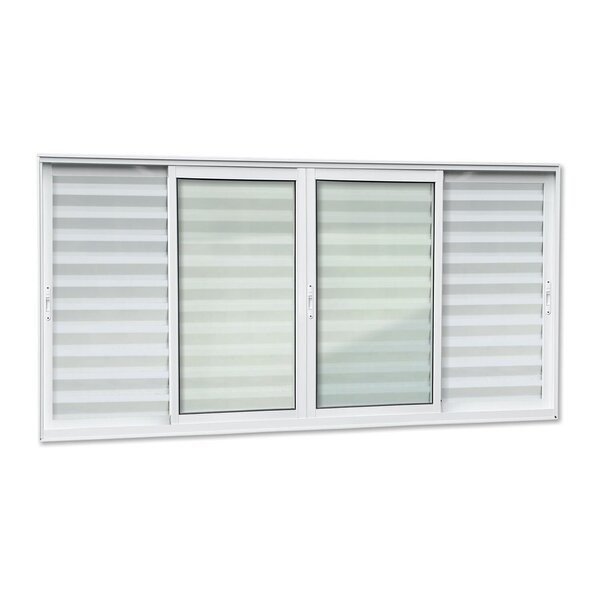 Veneziana Elite 6 Folhas Moveis 100 X 120 Vidro Liso Branco