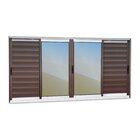 Veneziana Elite 6 Folhas Moveis 100 X 120 Vidro Reflex Mix Co