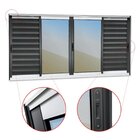 Veneziana Elite 6 Folhas Moveis 120 X 150 Vidro Reflex Mix Pr