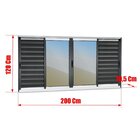 Veneziana Elite 6 Folhas Moveis 120 X 200 Vidro Reflex Mix Pr