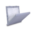 Veneziana Plástica Embutir 148x148mm Com Filtro Para Micro Ve