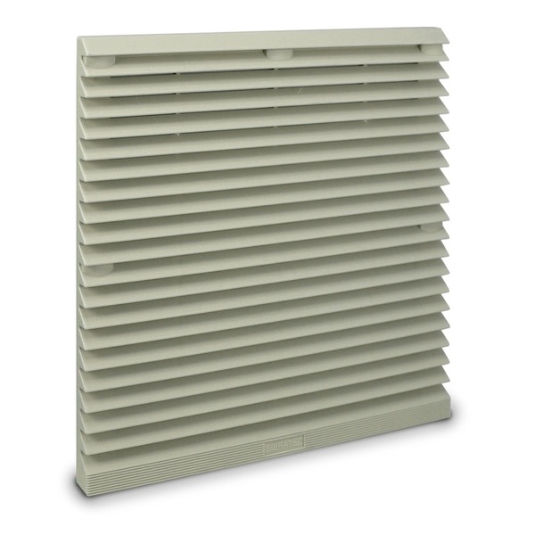 Veneziana Plástica Embutir 255x255 Com Filtro Para Micro Vent