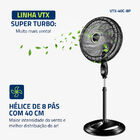 Ventilador 40 Cm Coluna Mondial 140w Vtx40c-8p - 3033-02