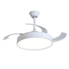 Ventilador Air Basic Branco Pás Retráteis Controle Remoto