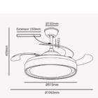 Ventilador Air Gold Multicor Bivolt